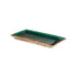 Ceramic Platter Rectangle 10"x5" CT274 Green Crackle